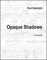 Opaque Shadows Orchestra sheet music cover